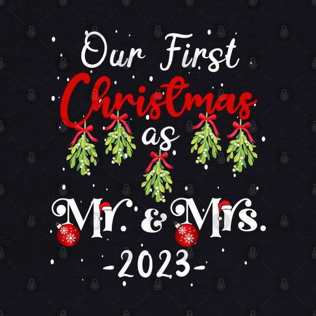Our First Christmas as Mr and Mrs 2023 by Mind Your Tee